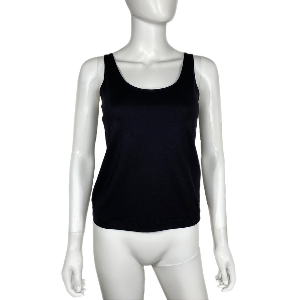 Chico’s Black Adjustable Strap Layering Shell Cami Chico Sz 0
